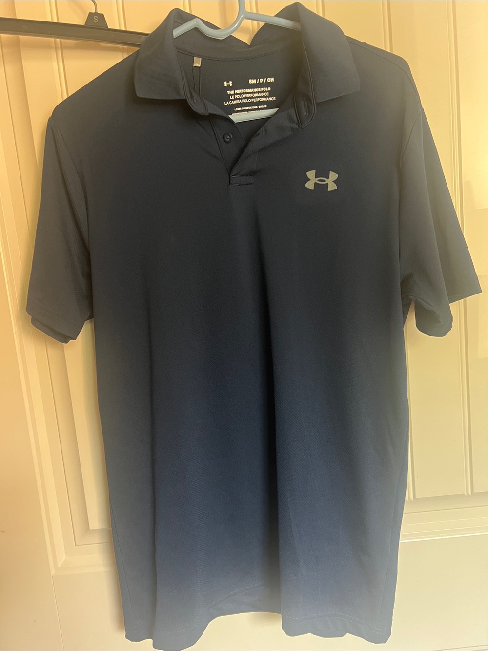 Navy Under Armor Polo Small NWT
